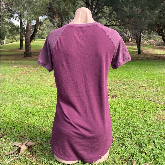 PINK V.S. ~Woman’s X-Small Burgundy Pajama Sleep Shirt “Nap Game Strong” - Picture 2 of 10